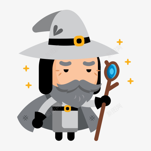 手绘卡通魔法师形象png免抠素材_88icon https://88icon.com 卡通 可爱 大法师 形象 手绘 手绘卡通魔法师形象 魔法师