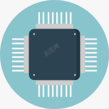 电子点火器芯片图标图标