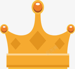 精美金色贵族王冠矢量图素材