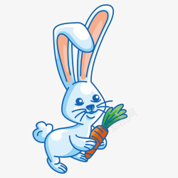 卡通动漫形象白兔动漫形象高清图片