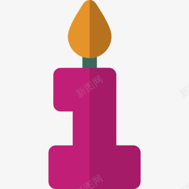 生日生日蛋糕蜡烛图标图标