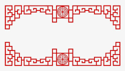 中国风古典复古线框素材