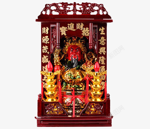 发财财神爷png免抠素材_88icon https://88icon.com 发财 财神 财神元素 财神爷 金漆财神像 金漆财神像摆件