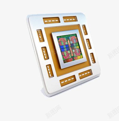 Cpu处理器内部结构png免抠素材_88icon https://88icon.com cpu 处理器 电脑 结构