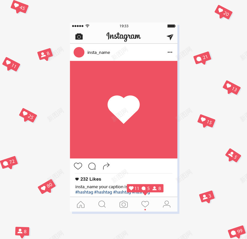 手机端社交红色点赞矢量图ai免抠素材_88icon https://88icon.com 点赞 矢量png 社交 社交圈 社交媒体 红色点赞 矢量图