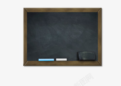 黑板粉笔和黑板擦素材