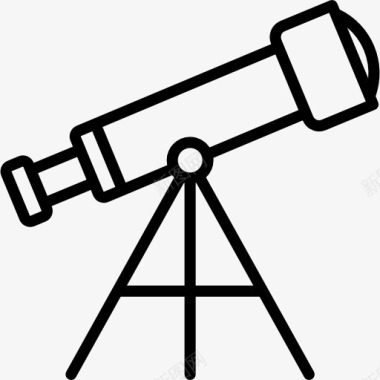 空间望远镜图标图标