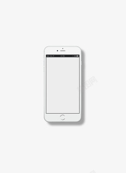 一款白色手机素材