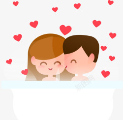 洗澡的情侣情人节一起洗澡的情侣高清图片
