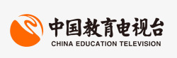 中国教育电视矢量图素材