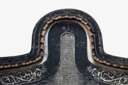 中国古代建筑墙面素材