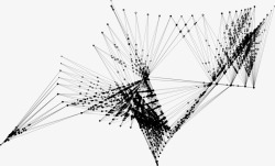 黑色几何线条素材