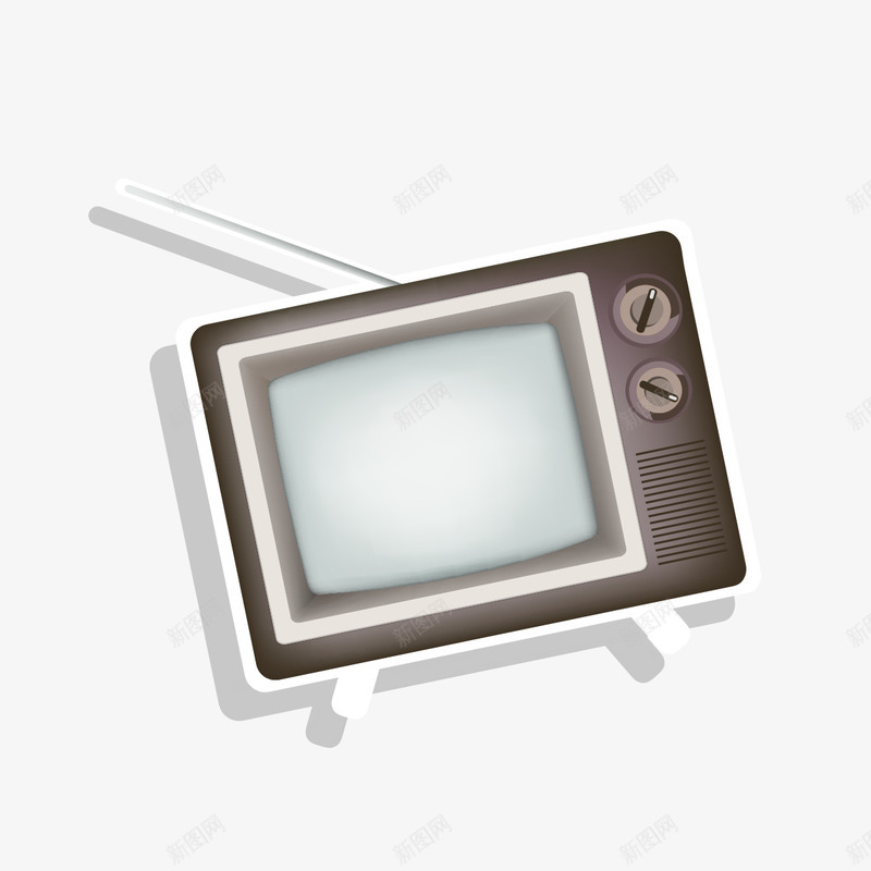 老式电视机png免抠素材_88icon https://88icon.com 电视机 电视机素材 素材 老式电视机