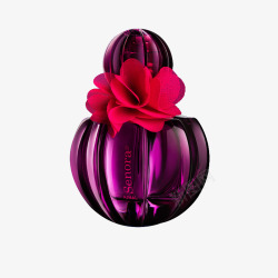 高贵紫色香水瓶子素材