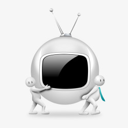 榛戠槠小型黑白电视高清图片