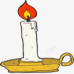 向死者哀悼祭奠死者的蜡烛高清图片