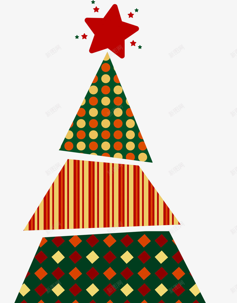 圣诞节松树png免抠素材_88icon https://88icon.com 卡通 圣诞树 圣诞节 松树 雪松