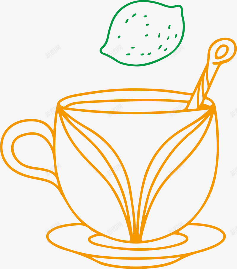 小勺杯子png免抠素材_88icon https://88icon.com 小勺 手绘泡茶 水果 泡茶 泡茶方法 泡茶步骤 泡茶流程 袋泡茶