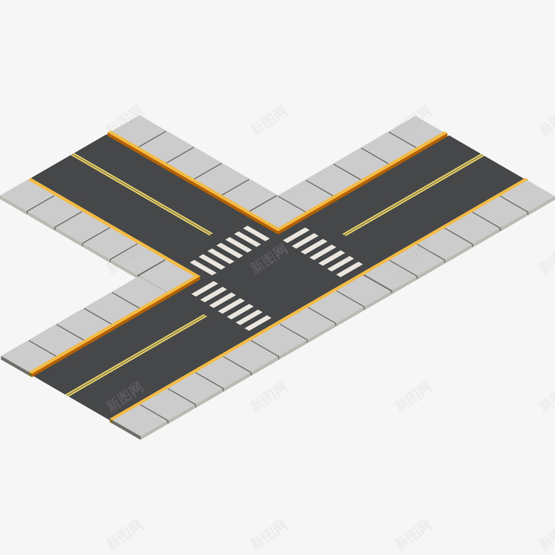 手绘公路png免抠素材_88icon https://88icon.com 公路 手绘画 矢量装饰 装饰 马路