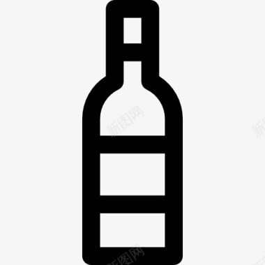 酒书法瓶图标图标