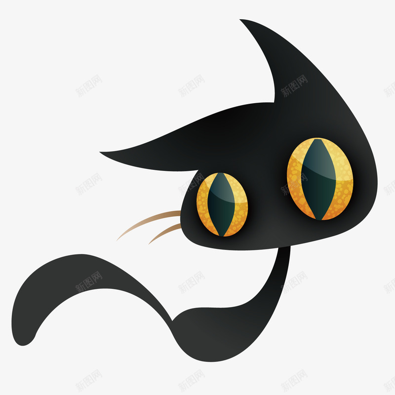 可爱猫咪矢量图ai免抠素材_88icon https://88icon.com eps 卡通形象 可爱猫咪 炫彩 白色 矢量素材 矢量图