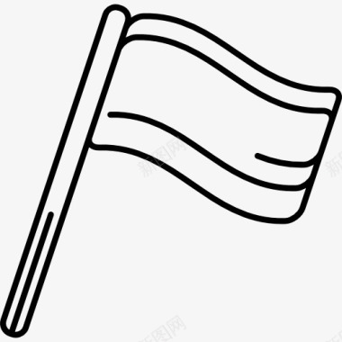 爱国主义大的国旗飘扬图标图标