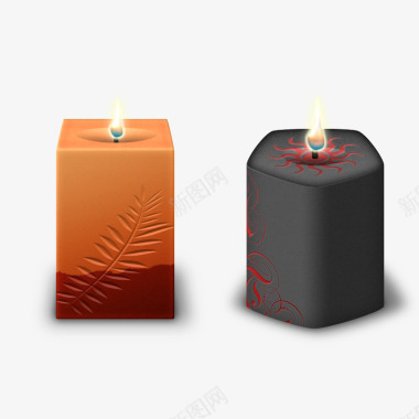 蜡烛免抠图片蜡烛图标图标