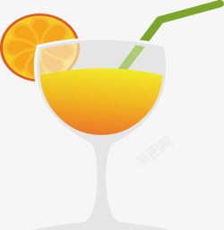 好喝精美精美橙汁矢量图高清图片