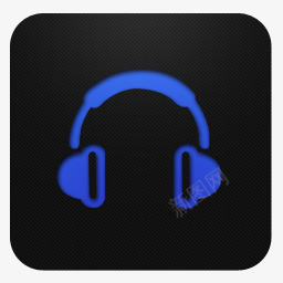 蓝莓披萨免抠素材耳机蓝莓蓝莓图标图标