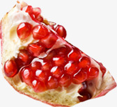 红色新鲜石榴水果素材