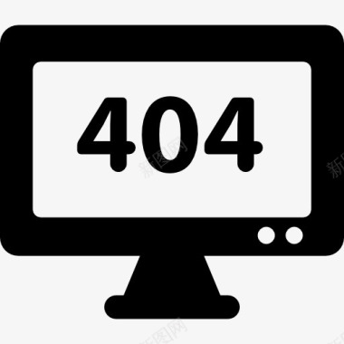 404错误网页错误404在屏幕上图标图标