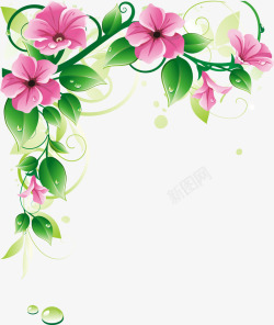 粉色温馨节日母亲节花朵素材