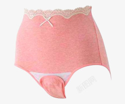 产褥内裤犬印本铺产妇用粉色蕾丝内裤高清图片