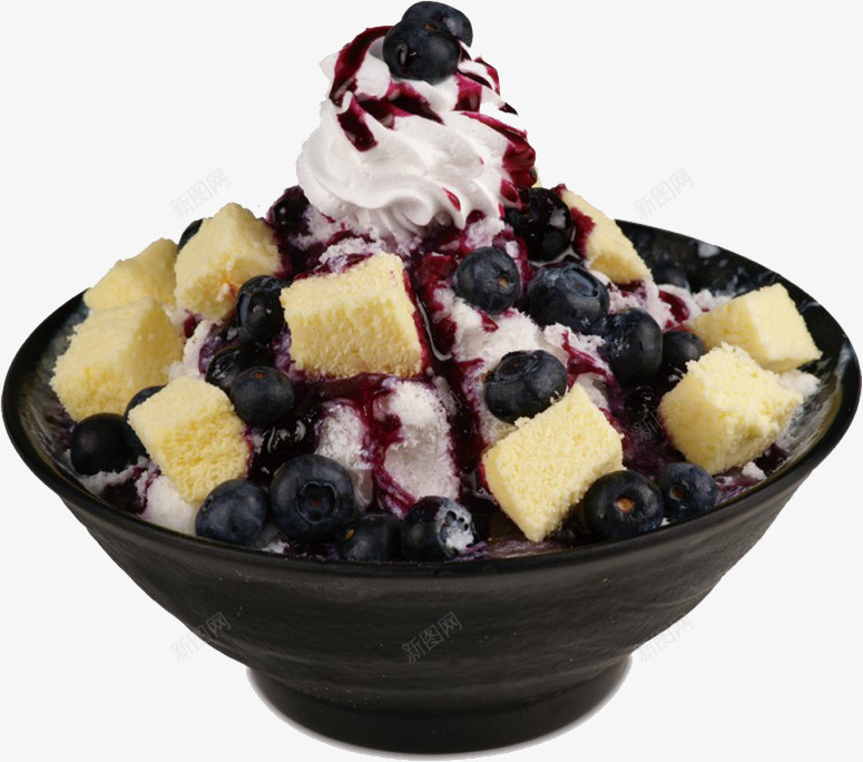 蓝莓雪花冰png免抠素材_88icon https://88icon.com 免抠 冷饮 奶油 水果 沙冰 瓷碗 美味沙冰 蓝莓 适量 食物 黑色