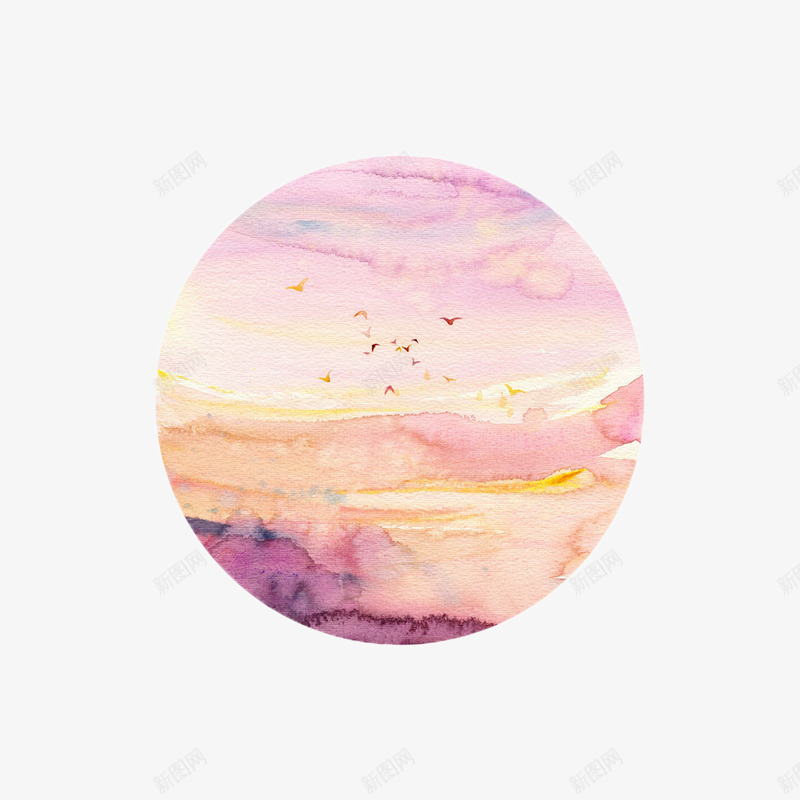 晚霞png免抠素材_88icon https://88icon.com 晚霞 温馨 紫色