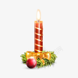圣诞节圣诞节蜡烛图标图标