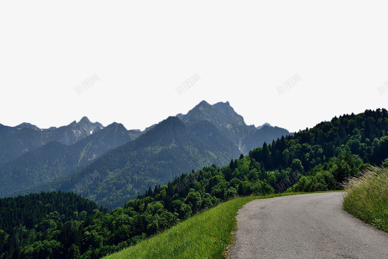 山路png免抠素材_88icon https://88icon.com 傍山线路 公路 实拍图 山 山路蜿蜒 绿色 风景素材