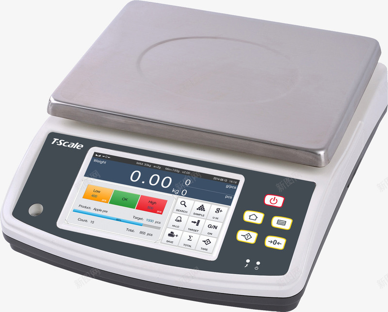 实物tscale称重秤png免抠素材_88icon https://88icon.com 产品实物 测重量 电器 电子产品 电子秤 电子称重器 称重秤