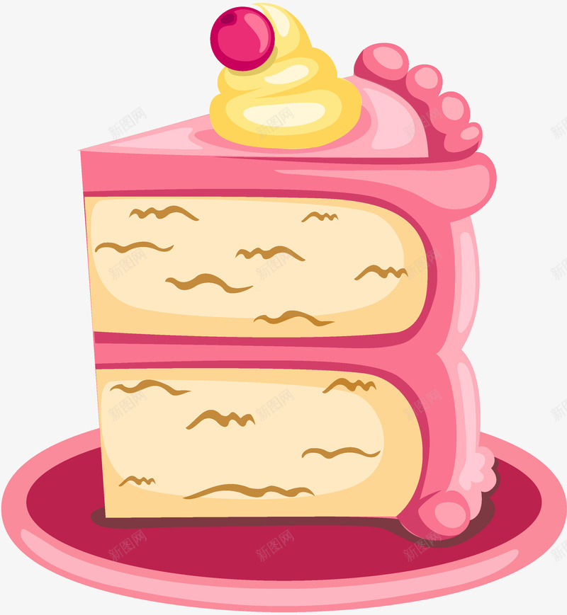 可爱厨具餐具茶具矢量图ai免抠素材_88icon https://88icon.com 卡通 厨具 可爱 粉色 蛋糕 餐具 矢量图