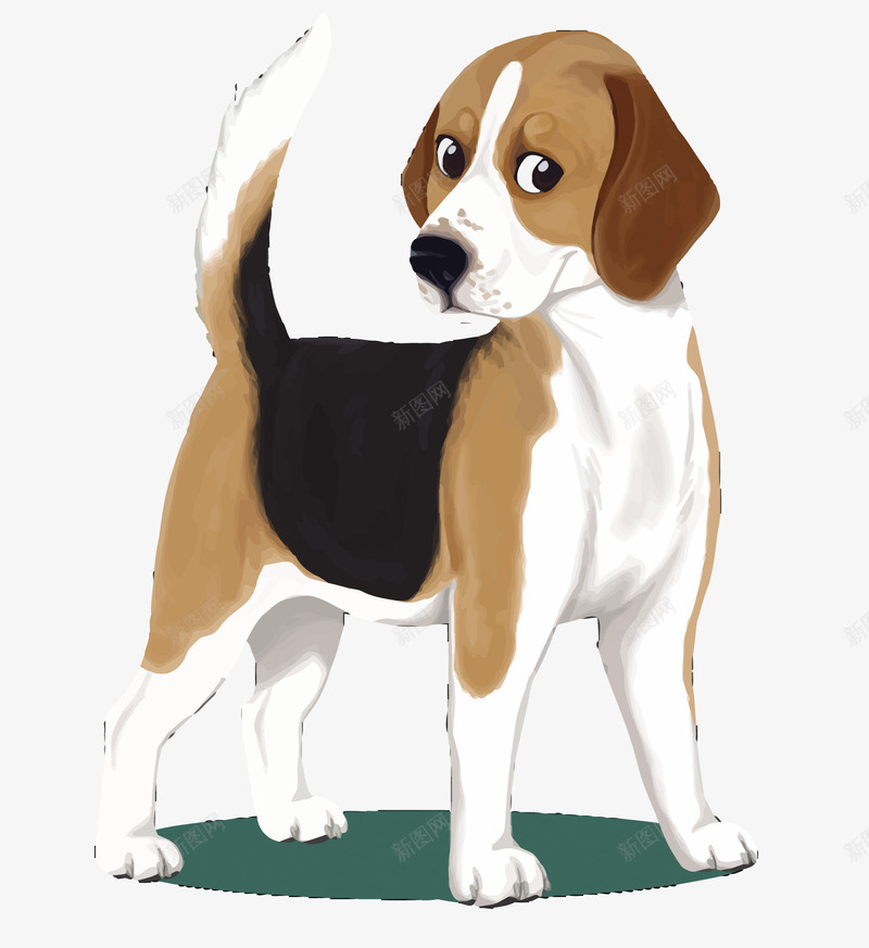 卡通猎犬矢量图eps免抠素材_88icon https://88icon.com PNG PNG图片 PNG图片素材 PNG素材 PNG素材免费 PNG素材免费下载 卡通 可爱 宠物 手绘 捕猎 猎犬 矢量图