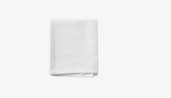 白色折叠好的纸巾素材