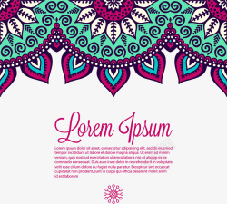 古典花纹花纹插画背景素材