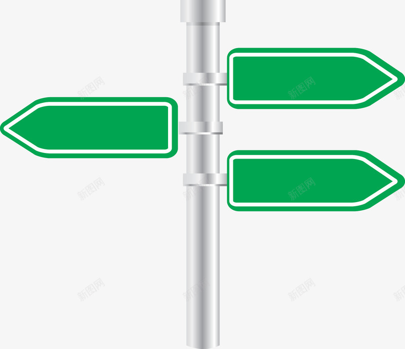 绿色指示牌图矢量图eps免抠素材_88icon https://88icon.com 中式路引 公路指示牌 指示牌 方向 方向牌 路引 路标 路牌 道路指示牌 矢量图