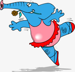 求爱的大象素材