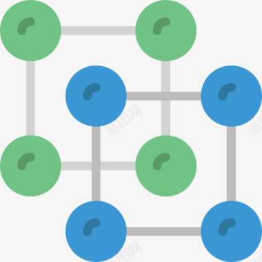结构生物学原子图标图标