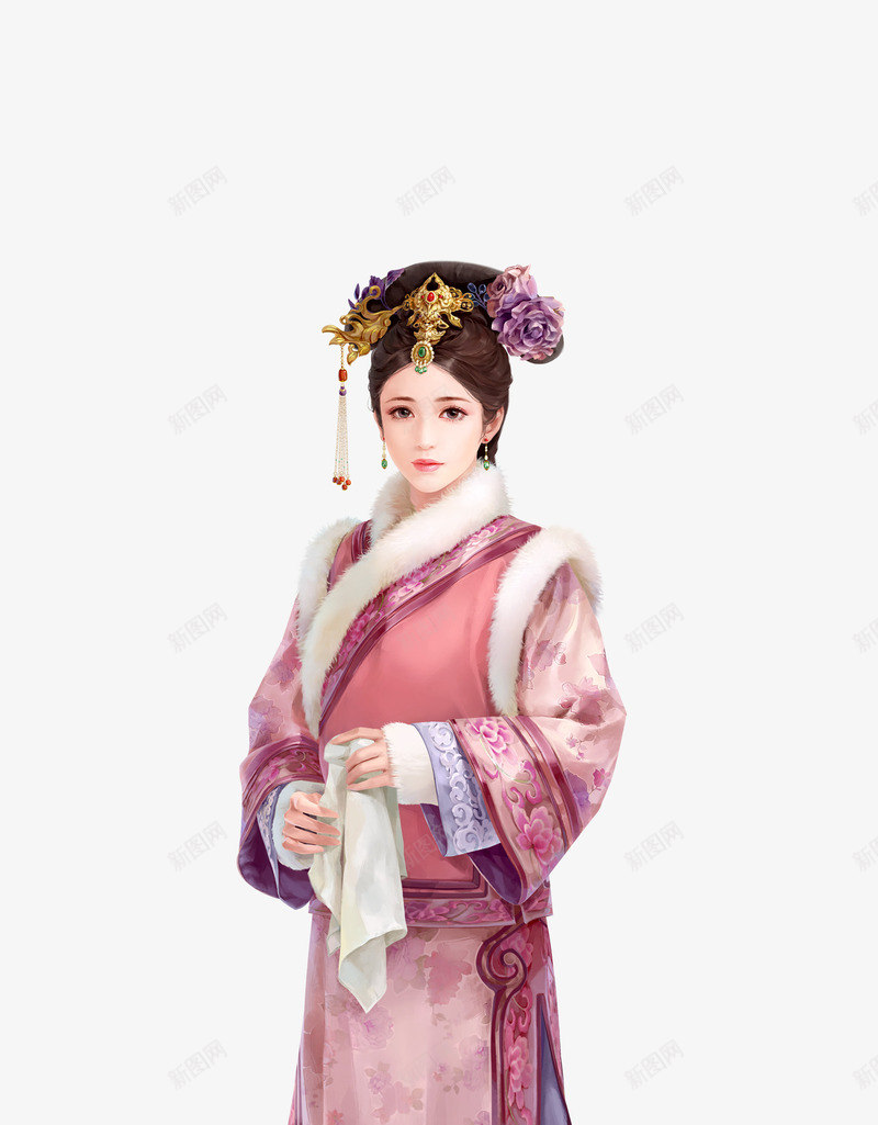 粉色冬季复古服饰png免抠素材_88icon https://88icon.com 冬季 复古 服饰 粉色