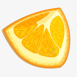 创意多汁橙子矢量图素材