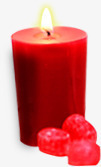 摄影红色的蜡烛素材