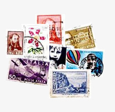 邮票收藏品免抠邮票高清图片