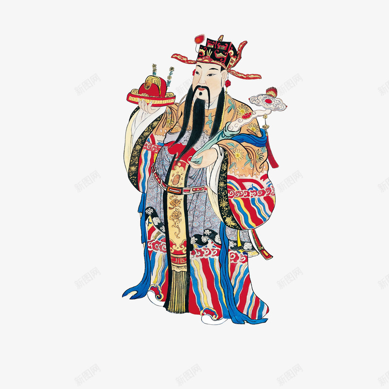中国传说人物png免抠素材_88icon https://88icon.com 中国传说人物 古代 神仙 财神